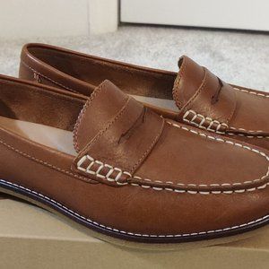 Womens New Sperry Penny Loafers Tan Size 8.5